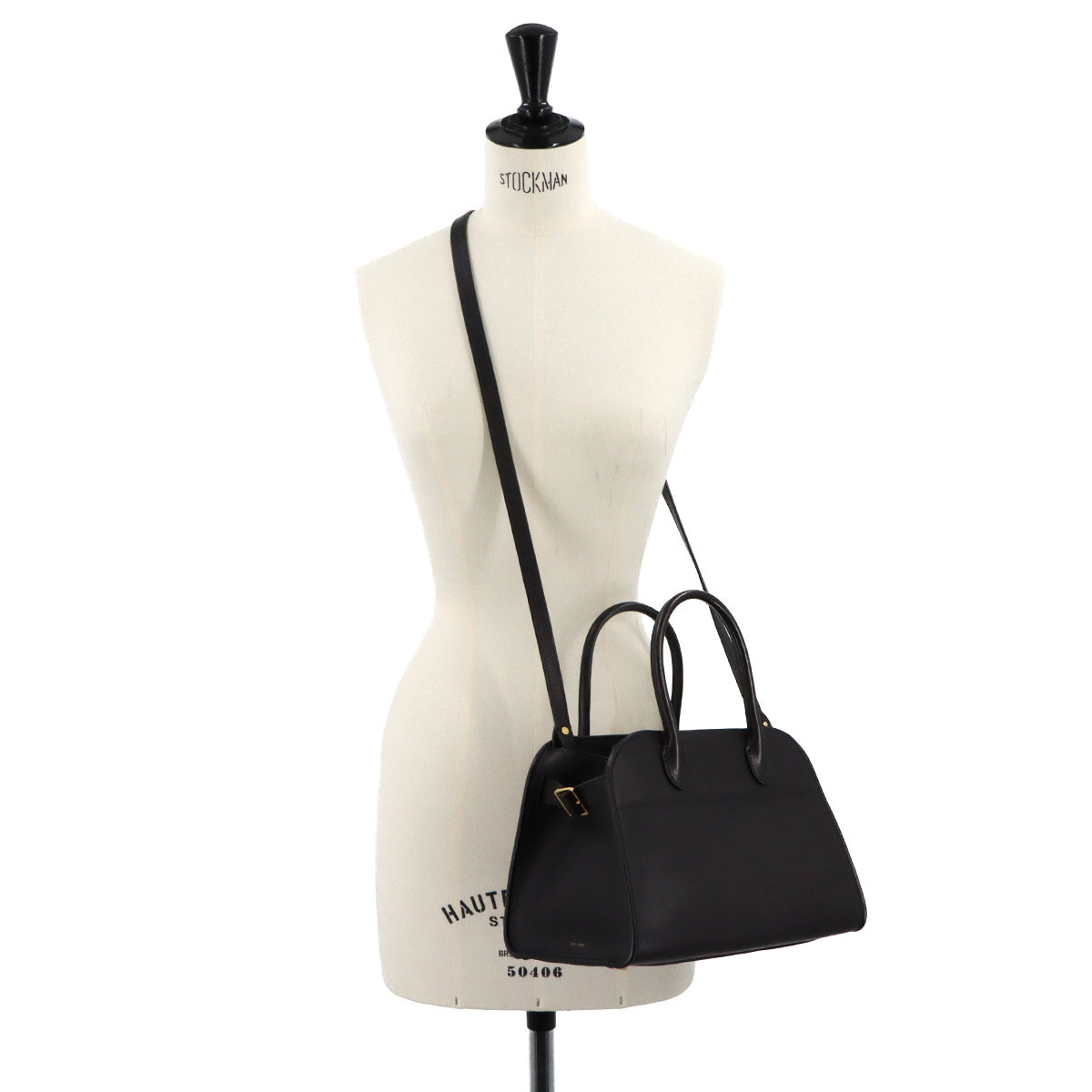 Soft Margaux 10 Hand Shoulder Bag Leather Black W1190 Purse