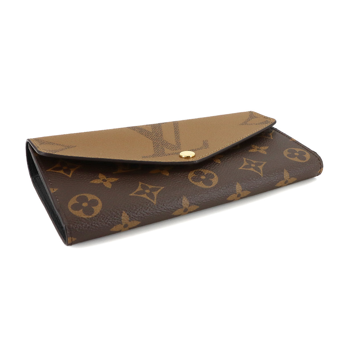 Monogram Giant Reverse Sarah Wallet Brown M80726