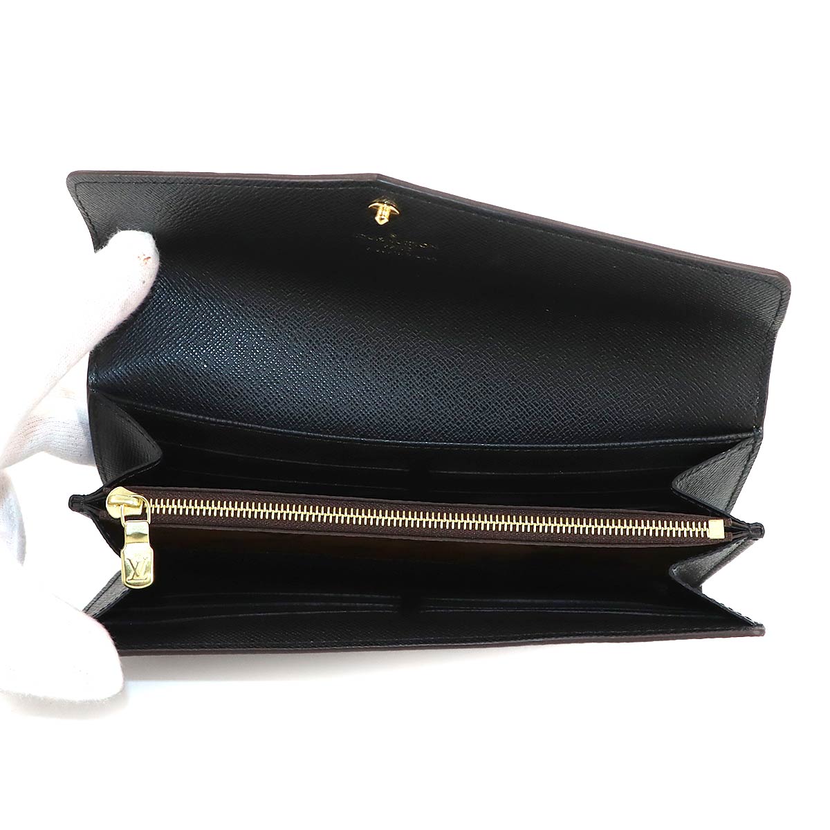 Monogram Giant Reverse Sarah Wallet Brown M80726
