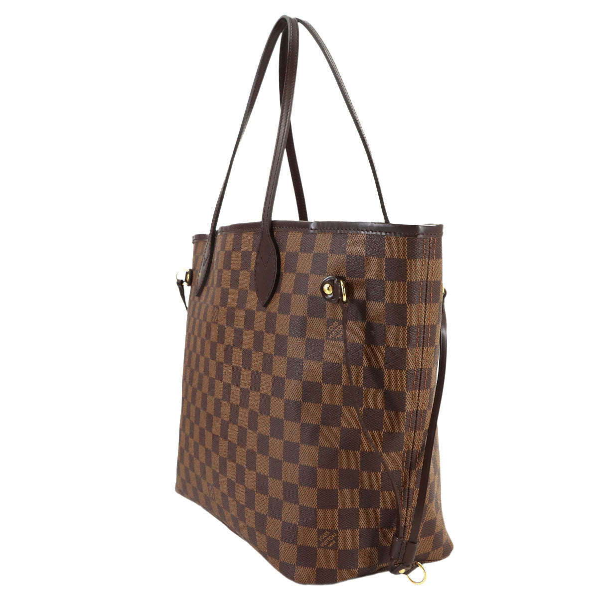 Damier Neverfull MM Tote Bag Ebene Cerise N51105 Purse
