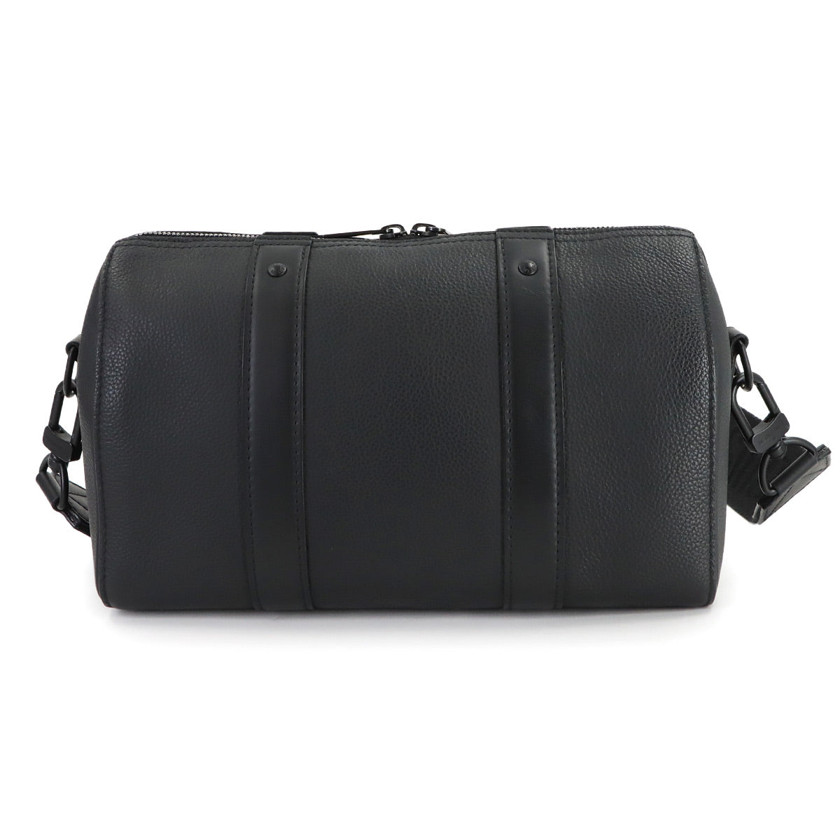 City Keepall Shoulder Bag Leather Black M59255 Purse