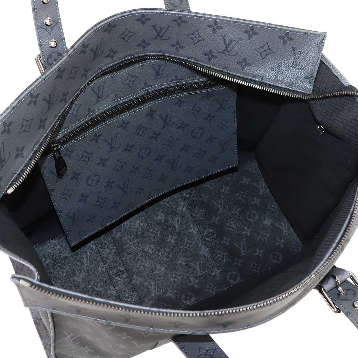Monogram Eclipse Cabas Zippe GM Tote Bag Black M45379
