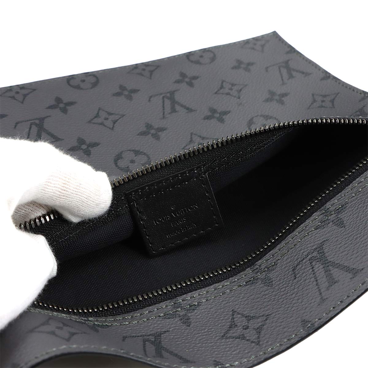 Monogram Eclipse Cabas Zippe GM Tote Bag Black M45379