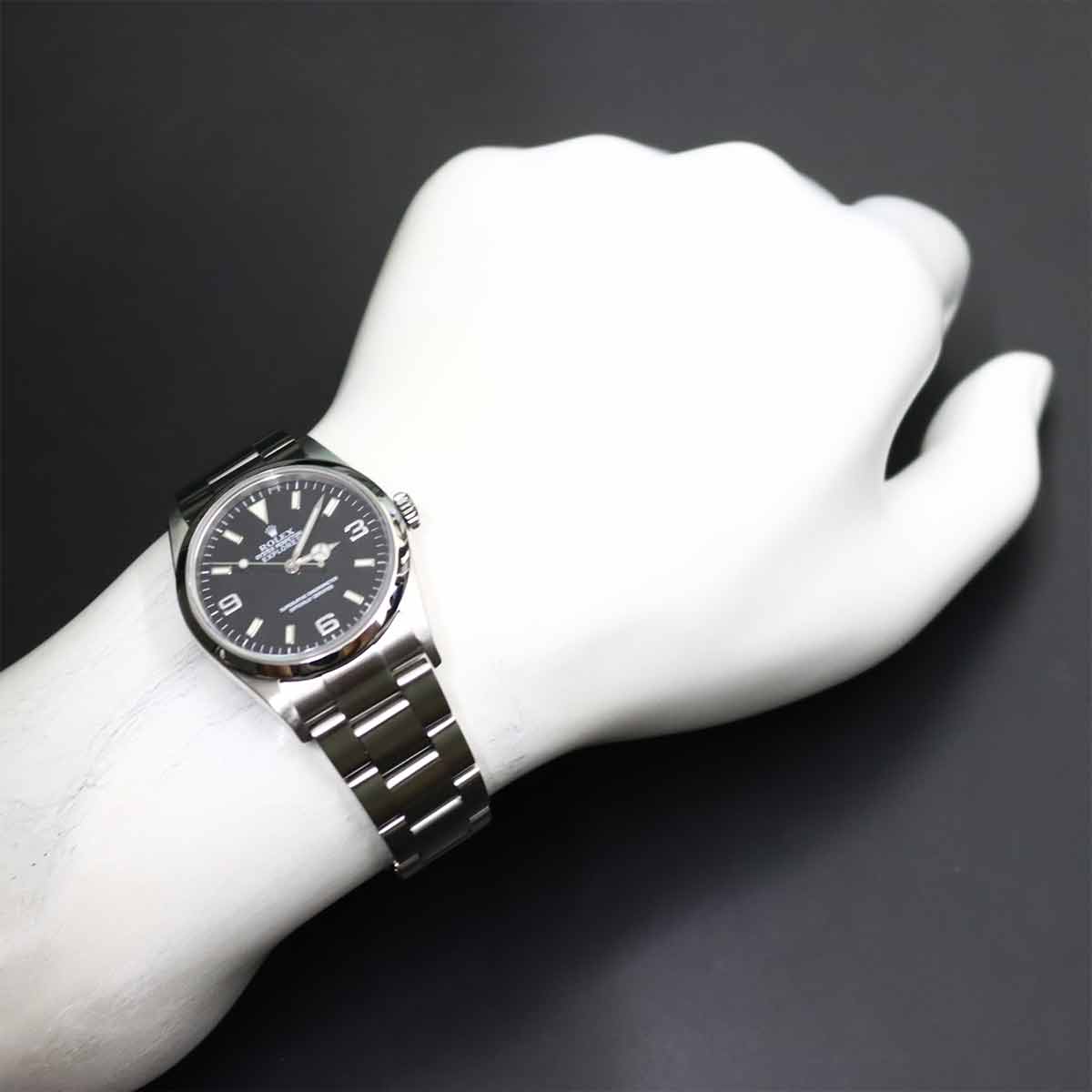Explorer 1 14270 Serial K Automatic Black Dial Mens Watch