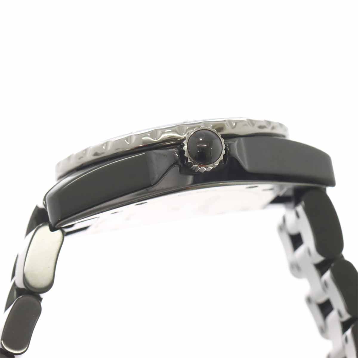 J12 H1625 12P Diamond Quartz Black Dial Ladies Watch