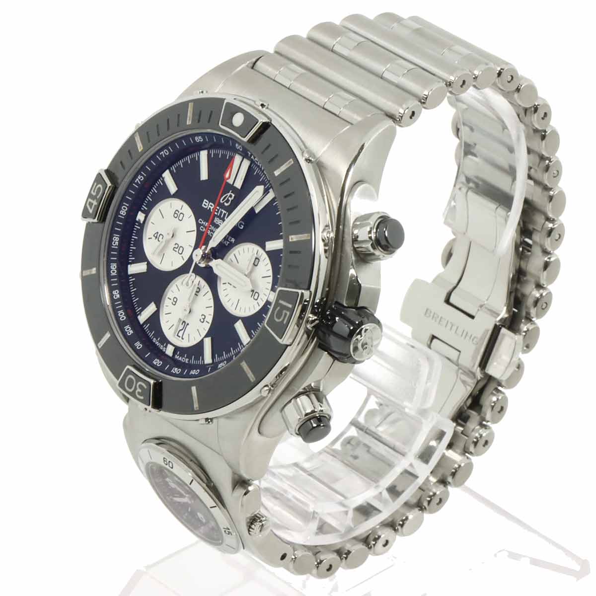 SuperChronomat B01 AB0136 Black Dial Mens Watch