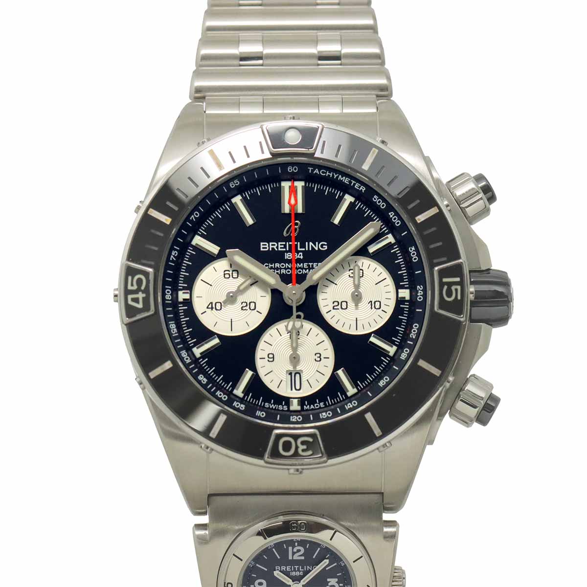 SuperChronomat B01 AB0136 Black Dial Mens Watch