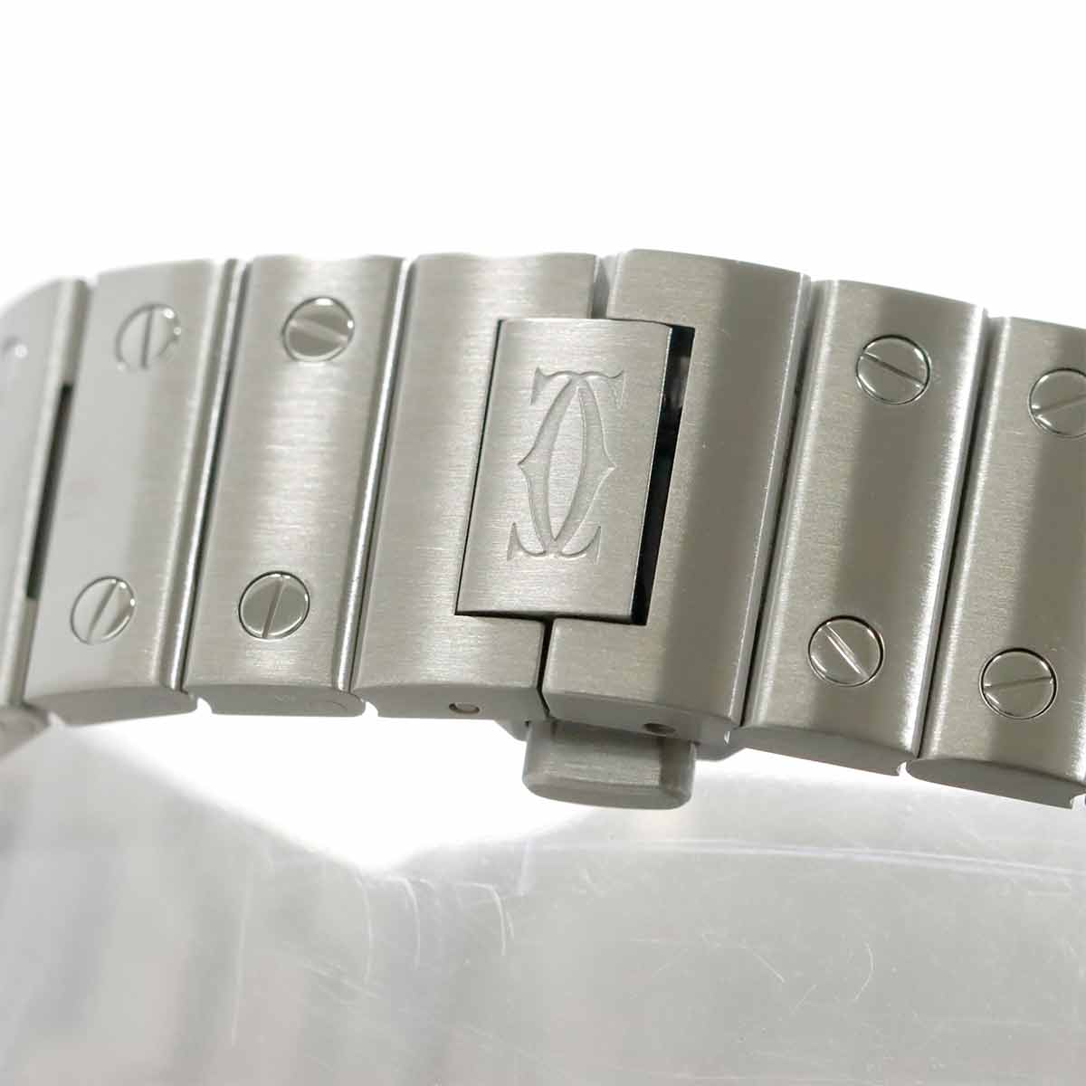Santos De Cartier WSSA0029 Automatic Silver Dial Boys Watch