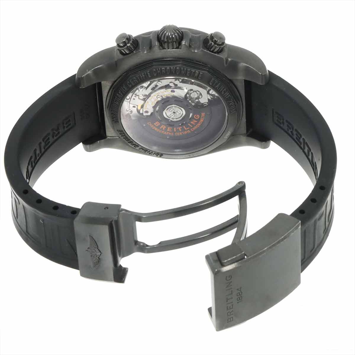 Chronomat 44 Raven MB0111 Chronograph Date Mens Watch