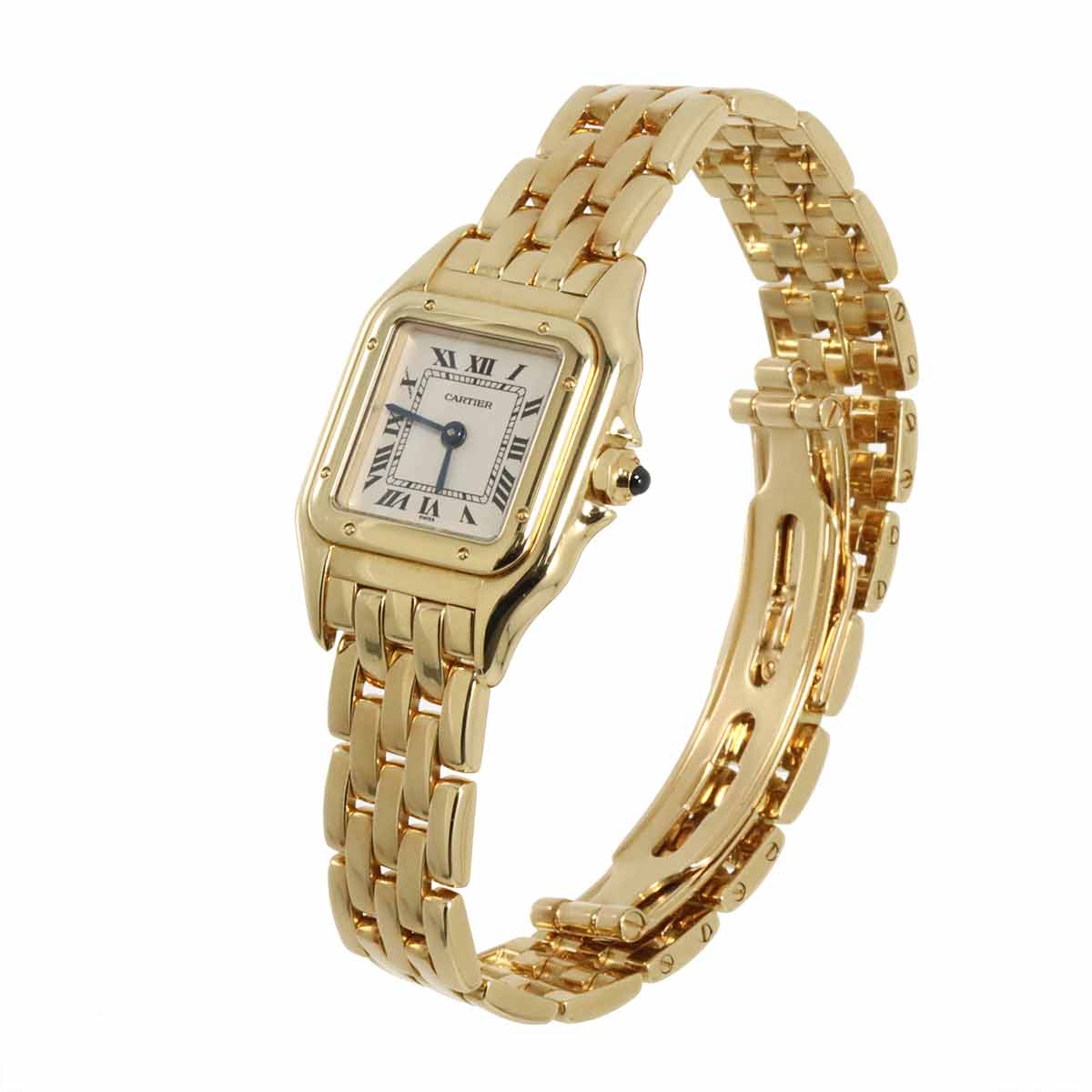 Panthere W25022B9 Quartz 750 YG Cream Dial Ladies Watch