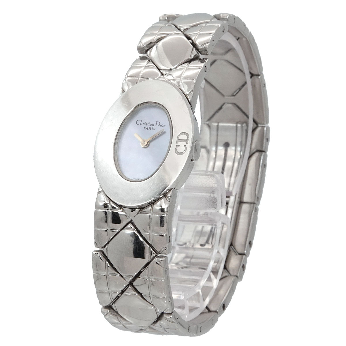 Ladydior D90-100 Blue Shell Dial Quartz Ladies