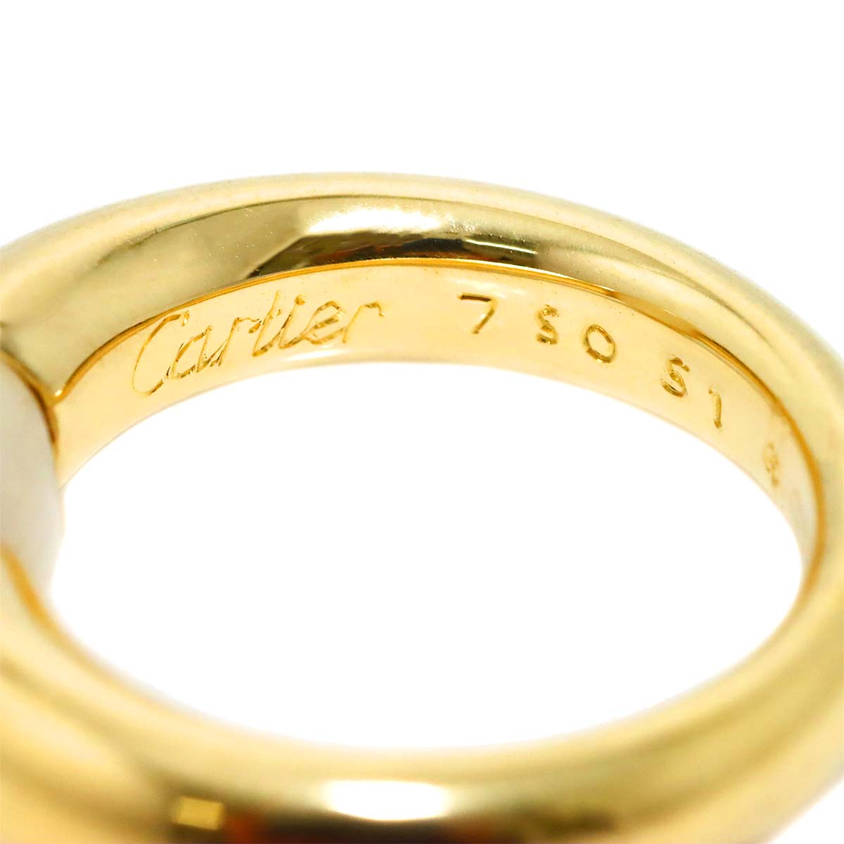 Akoya Pearl 7.9mm Ring 18K Yellow Gold 750 size51 5.5-5.75(US)