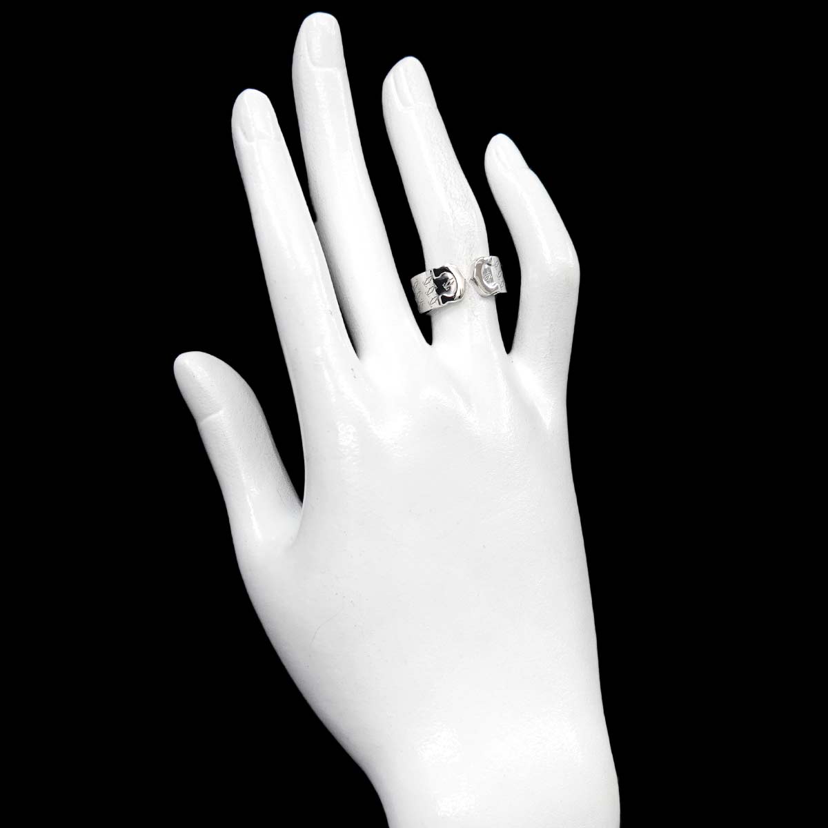 C2 Ring 18K White Gold 750 size50 5.25-5.5(US)
