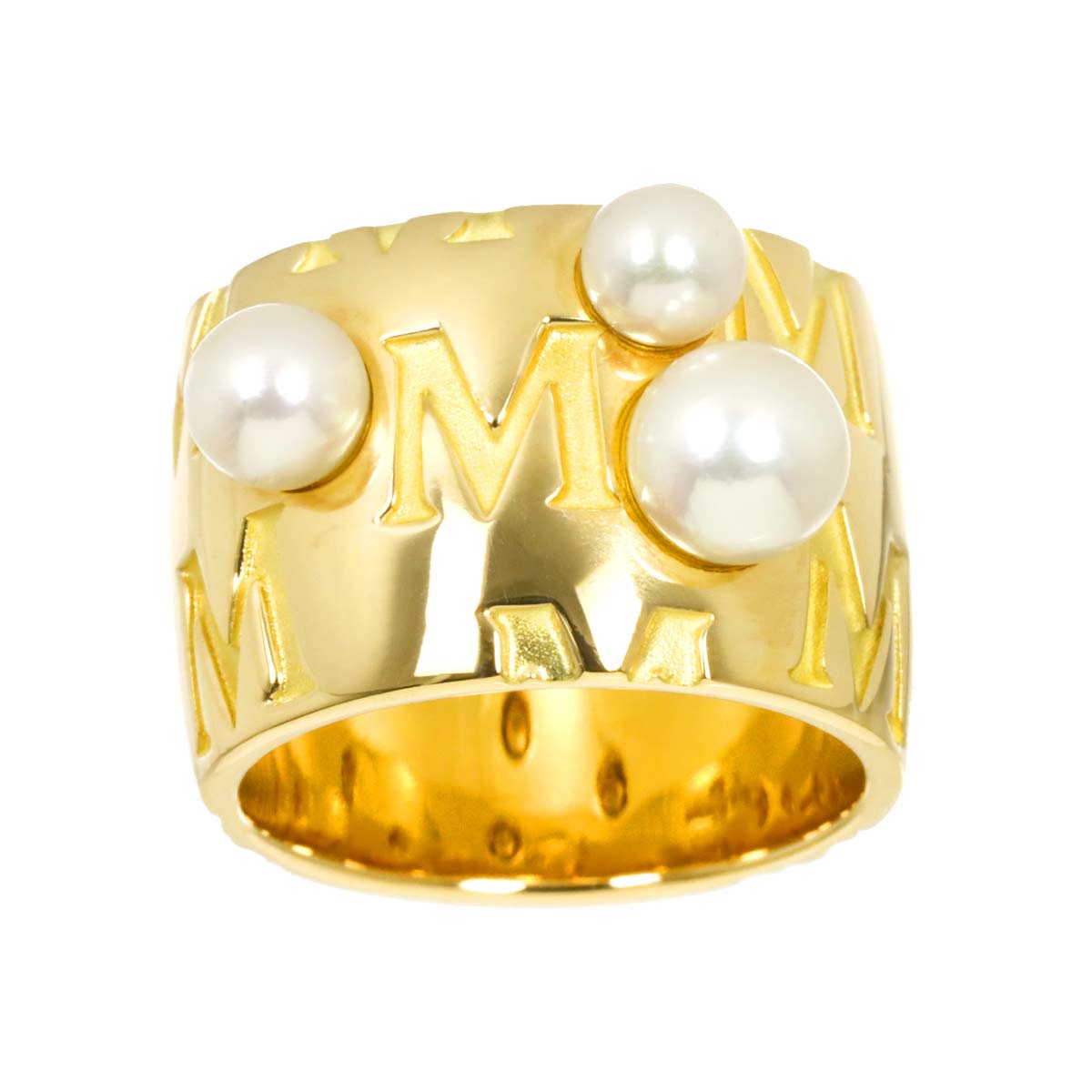 Akoya Pearl 6.0-4.5mm Ring 18K YG 750 5.25(US)