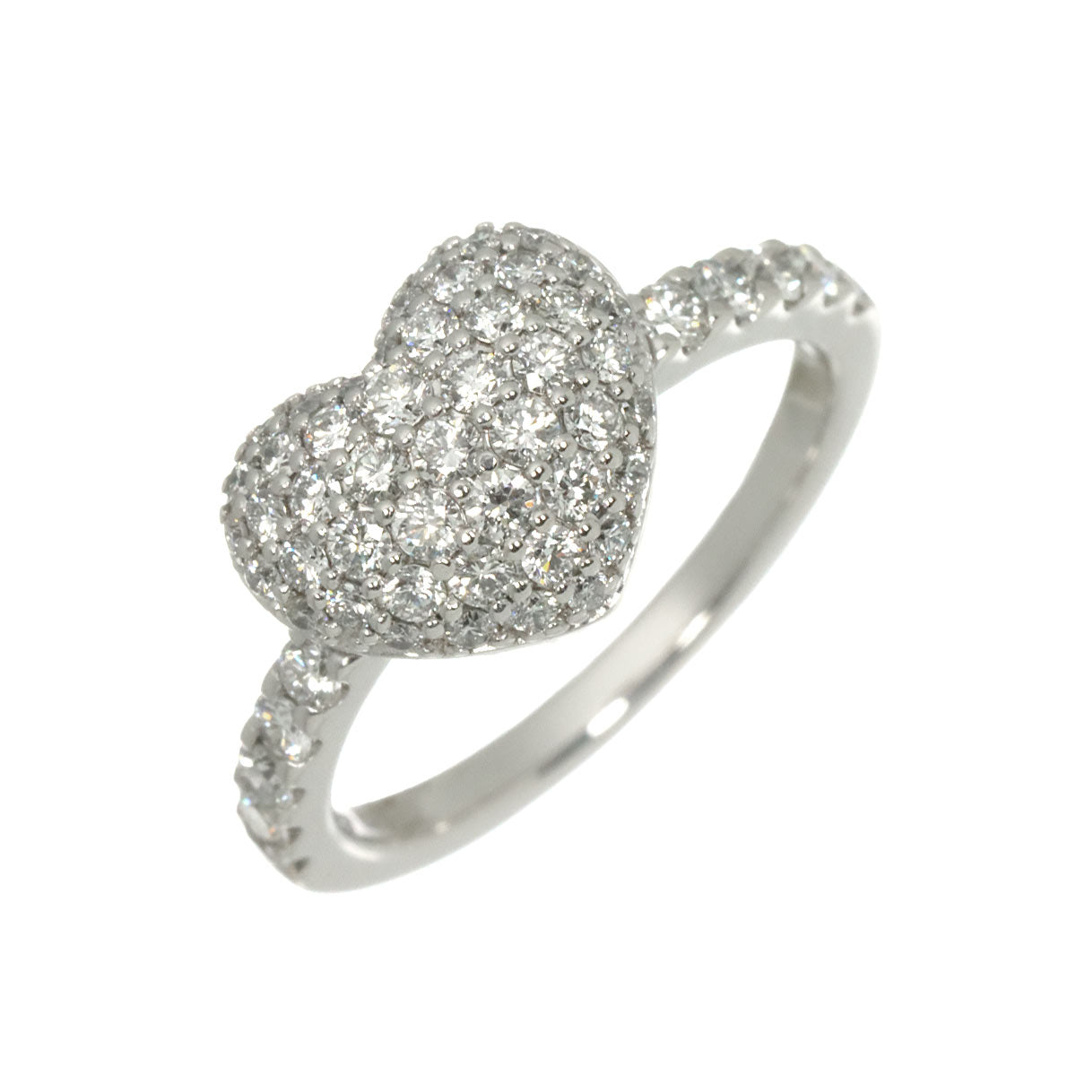 Diamond 0.75ct Ring 18K WG 750 Size5.25(US)