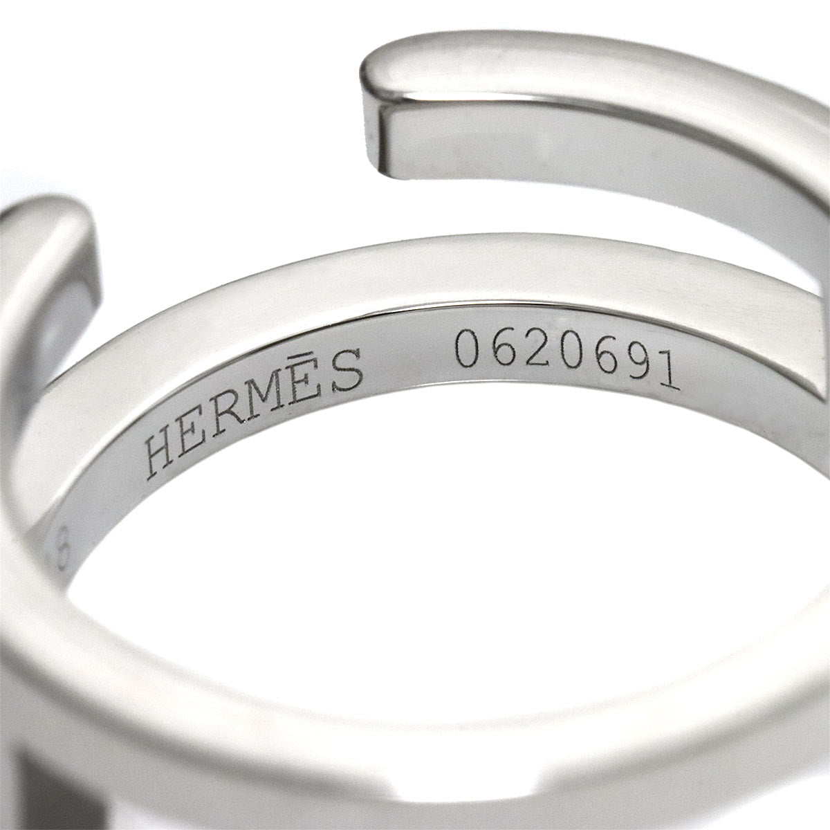 Alianne Diamond Ring 18K White Gold 750 Size48 4-4.5(US)