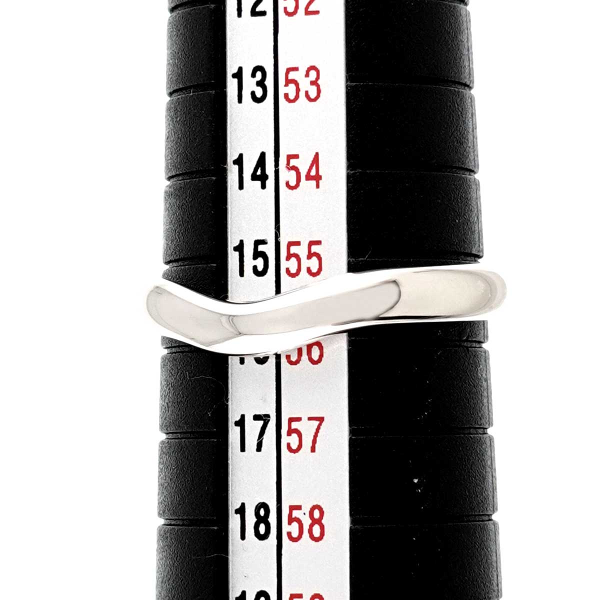 Wide Curved Band Ring Pt Platinum size7.25-7.5(US)