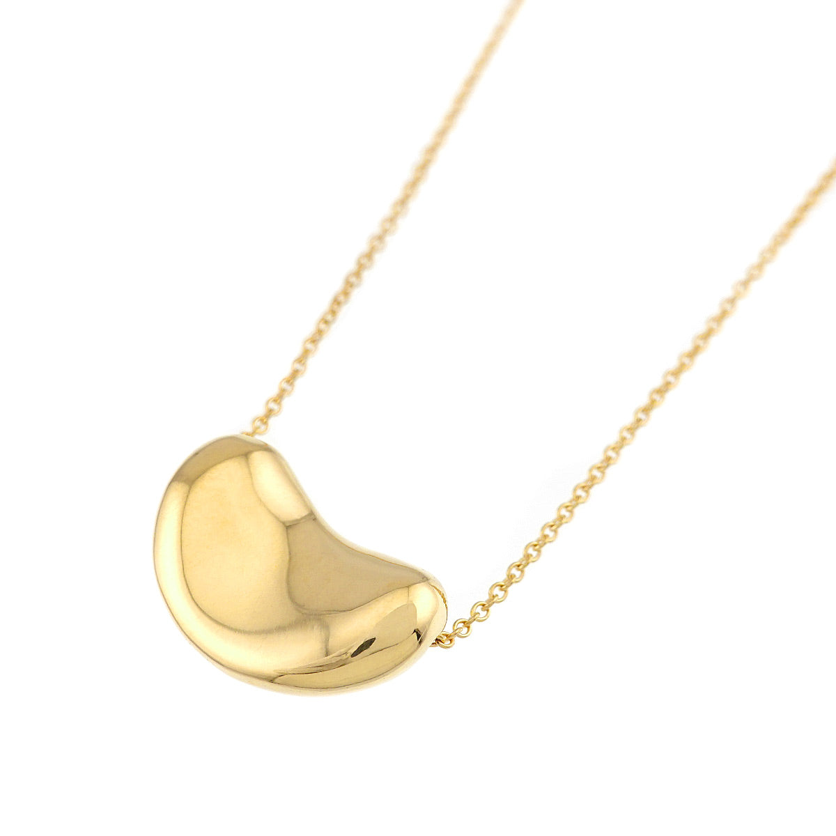 Bean Necklace 18K Yellow Gold 750