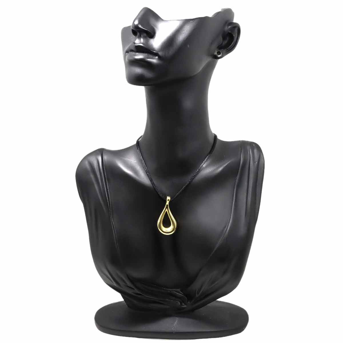 Open Teardrop Necklace 18K Yellow Gold 750