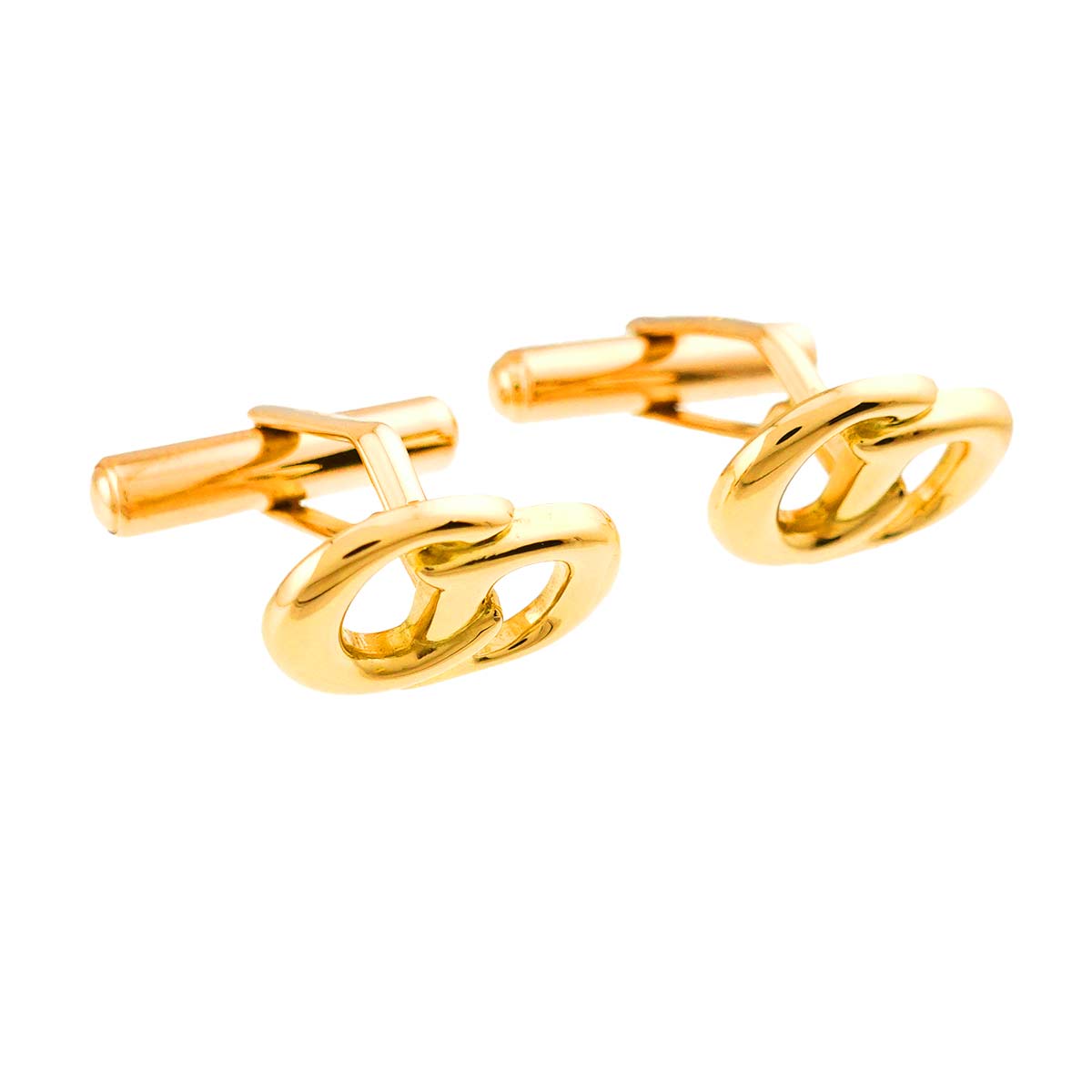 Cuff links 18K Yellow Gold 750
