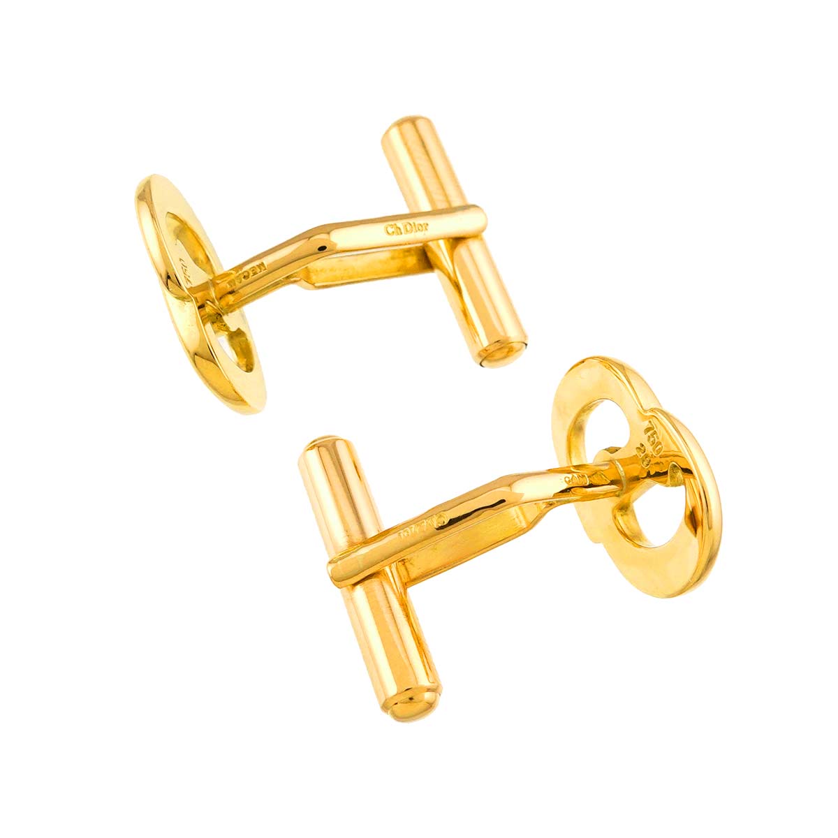 Cuff links 18K Yellow Gold 750