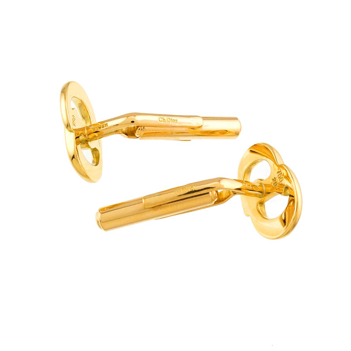 Cuff links 18K Yellow Gold 750