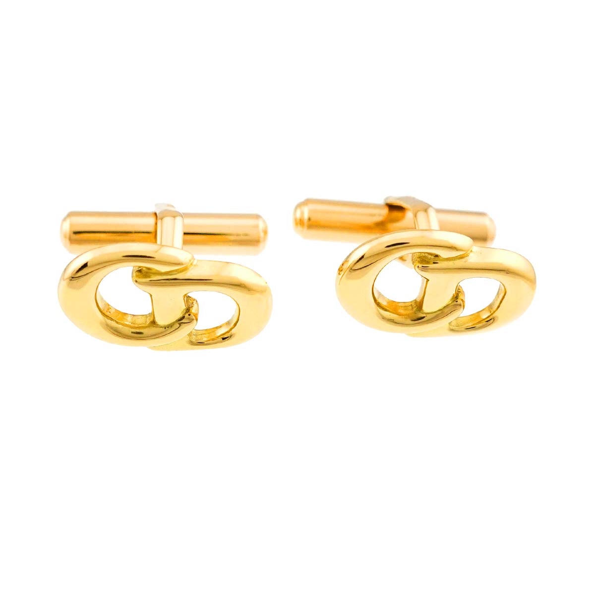 Cuff links 18K Yellow Gold 750