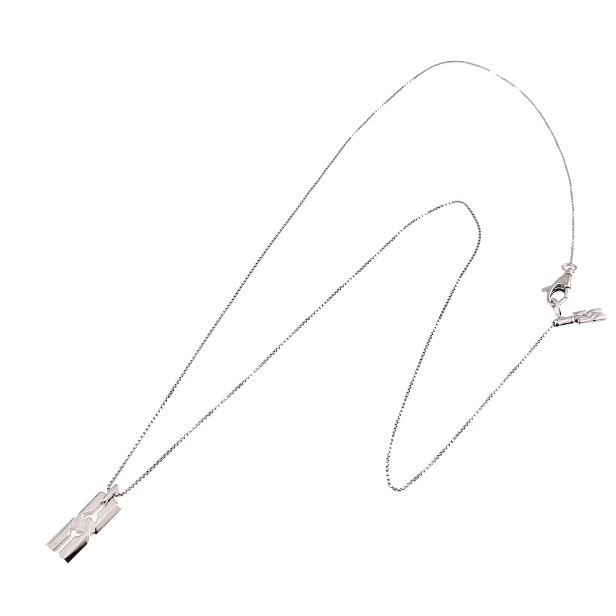 Infinity Necklace 18K White Gold 750