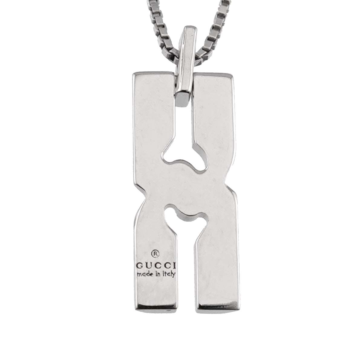 Infinity Necklace 18K White Gold 750