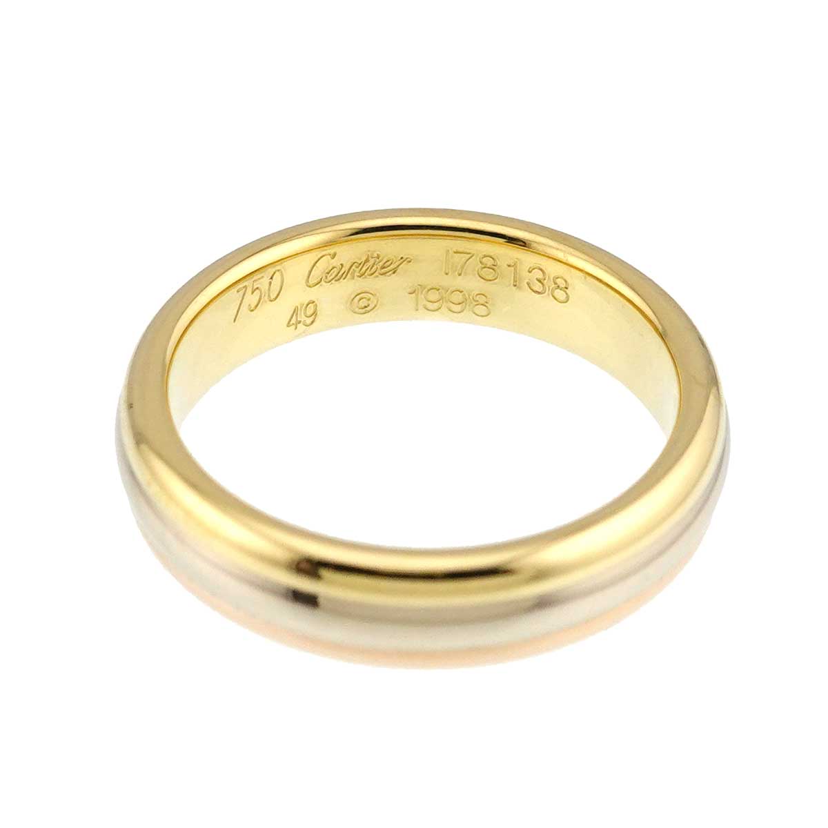 Vendome Ring 18K YG WG PG 750 size49 4.5-4.75US)
