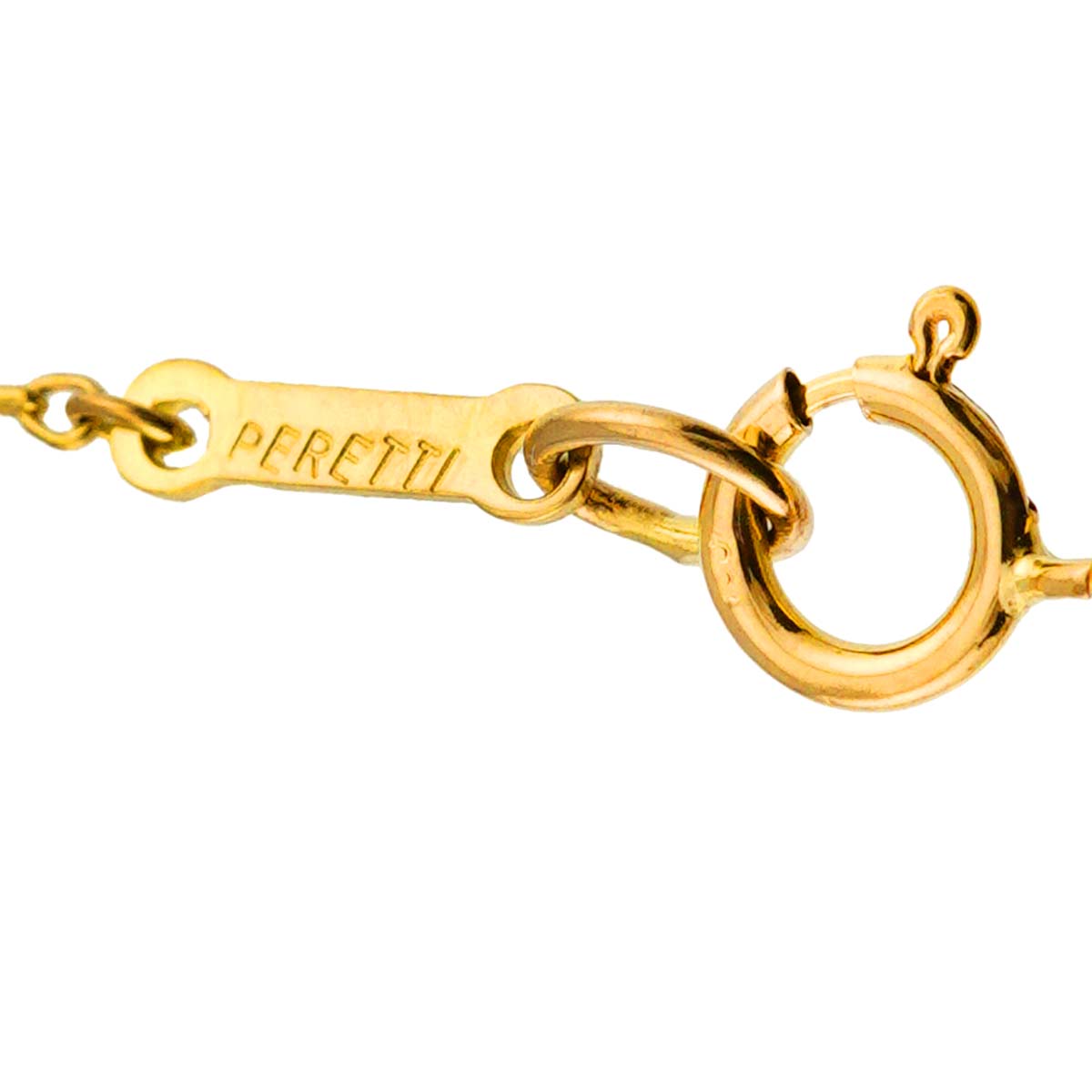 Bean Necklace 18K Yellow Gold 750