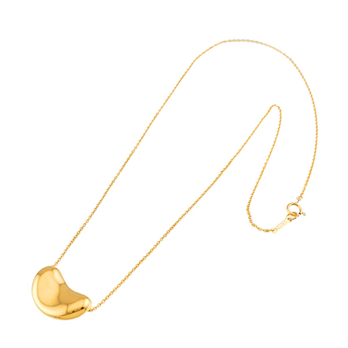 Bean Necklace 18K Yellow Gold 750