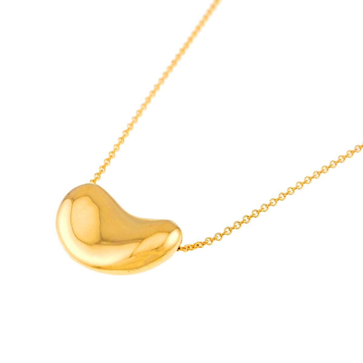 Bean Necklace 18K Yellow Gold 750