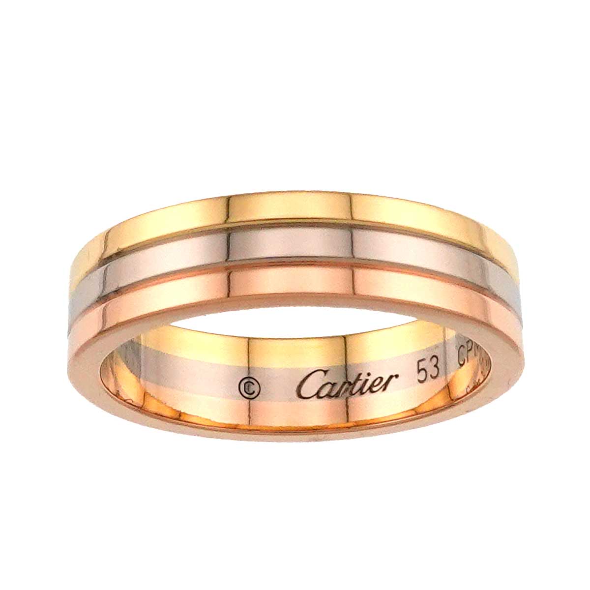 VENDOME Ring 18K YG WG PG 750 Size53 6-6.25(US)