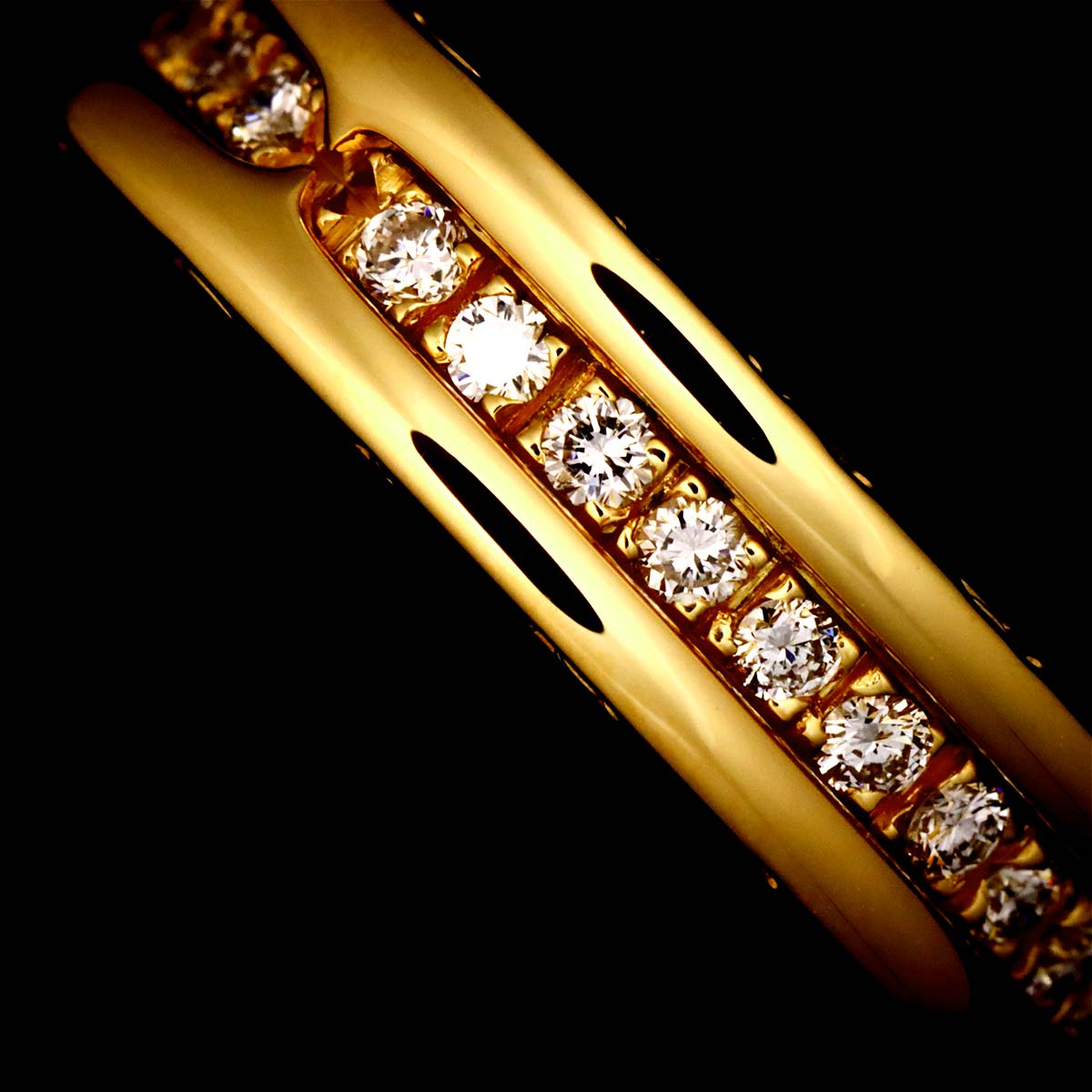 B-ZERO1 1band Diamond Ring 18K YG 750 Size48 4.5(US)