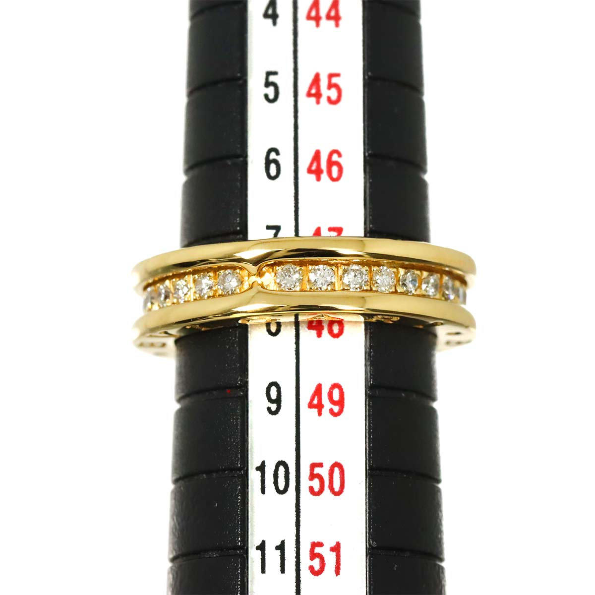 B-ZERO1 1band Diamond Ring 18K YG 750 Size48 4.5(US)