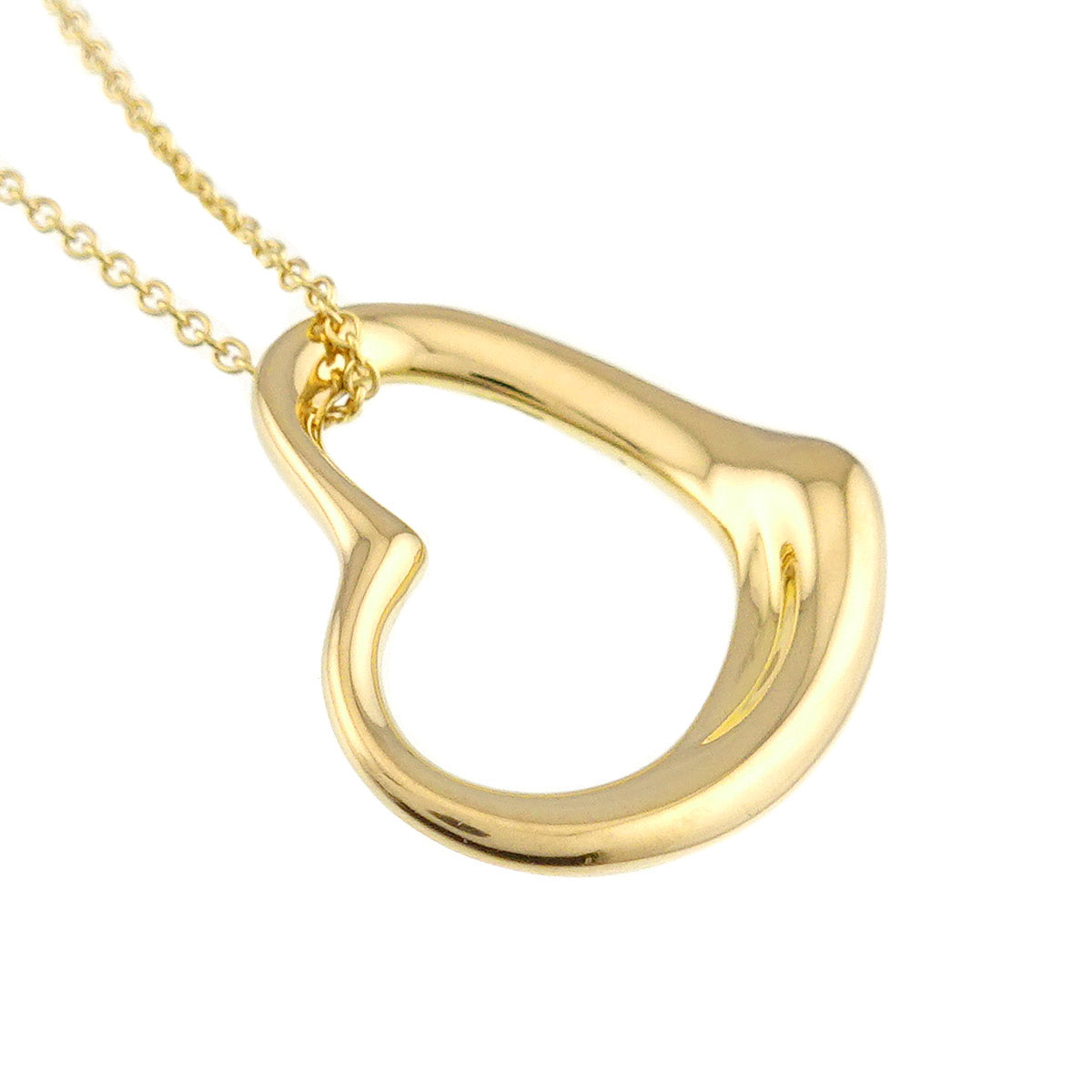 Open Heart Necklace 18K Yellow Gold 750