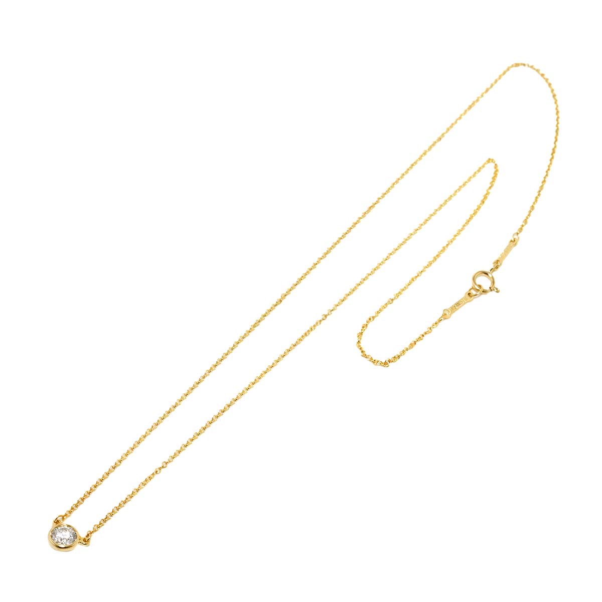 By The Yard Diamond 1P Necklace 18K Yellow Gold 750