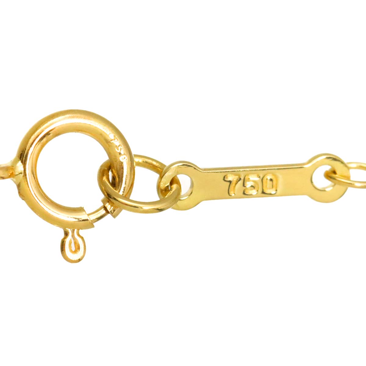 By The Yard Diamond 1P Necklace 18K Yellow Gold 750