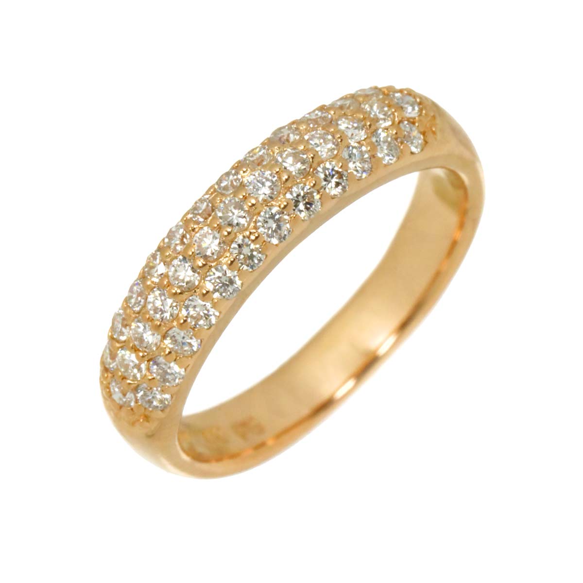 Diamond 0.40ct Ring 18K PG 750 Size3.75(US)