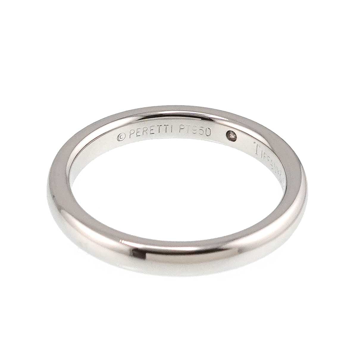 Stacking Band Ring Diamond 1P Platinum Size4.75-5(US)