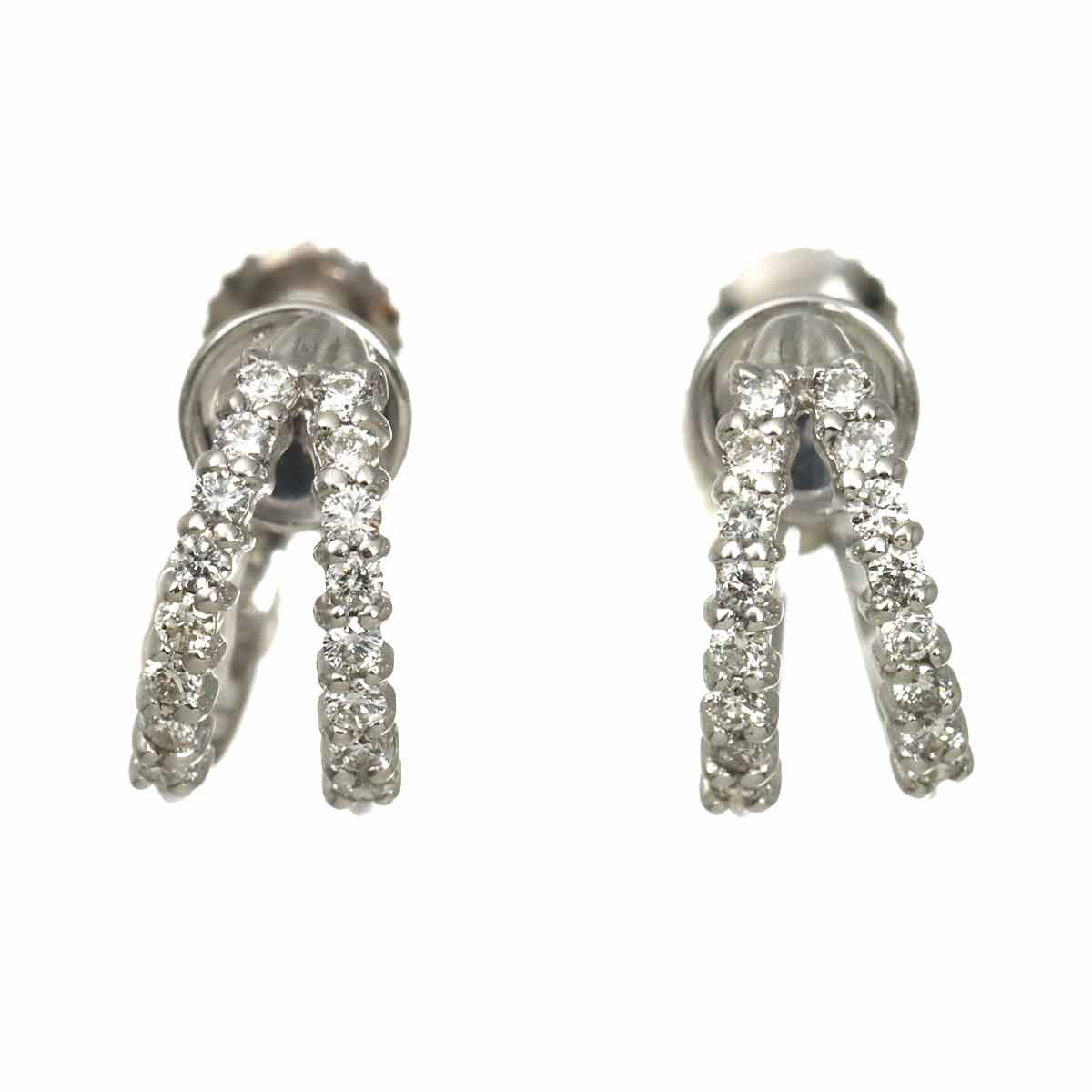 Diamond 0.10ct/0.10ct Earring 18K WG 750