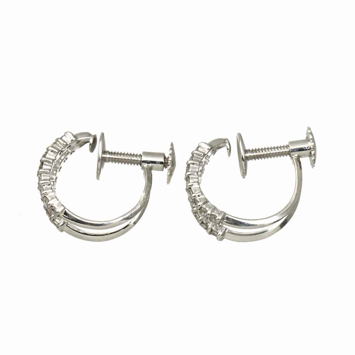 Diamond 0.10ct/0.10ct Earring 18K WG 750