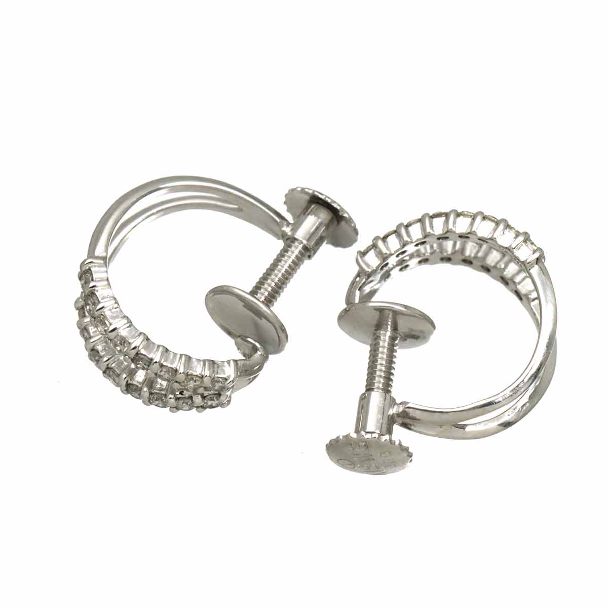 Diamond 0.10ct/0.10ct Earring 18K WG 750