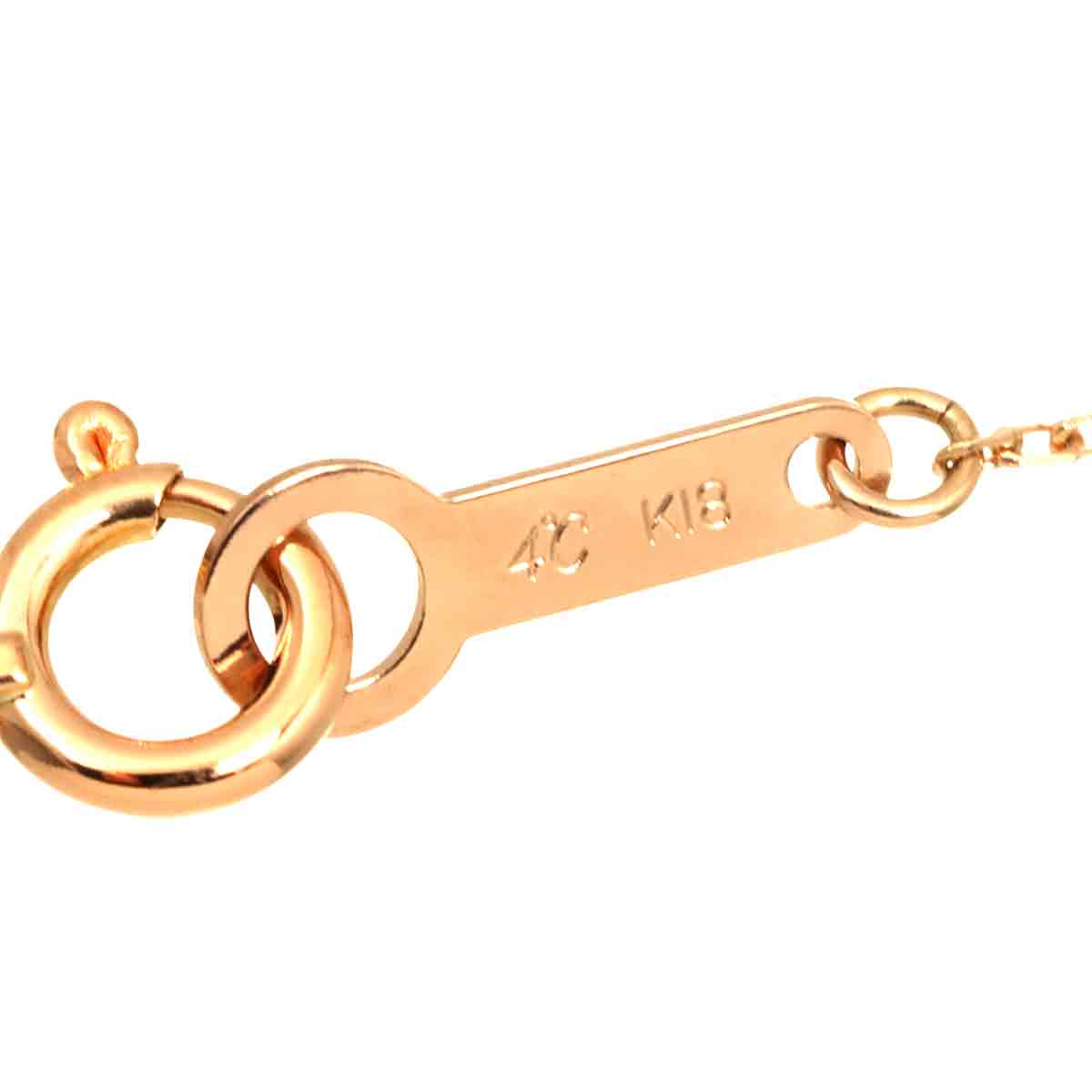 Diamond Necklace 18K Pink Gold 750