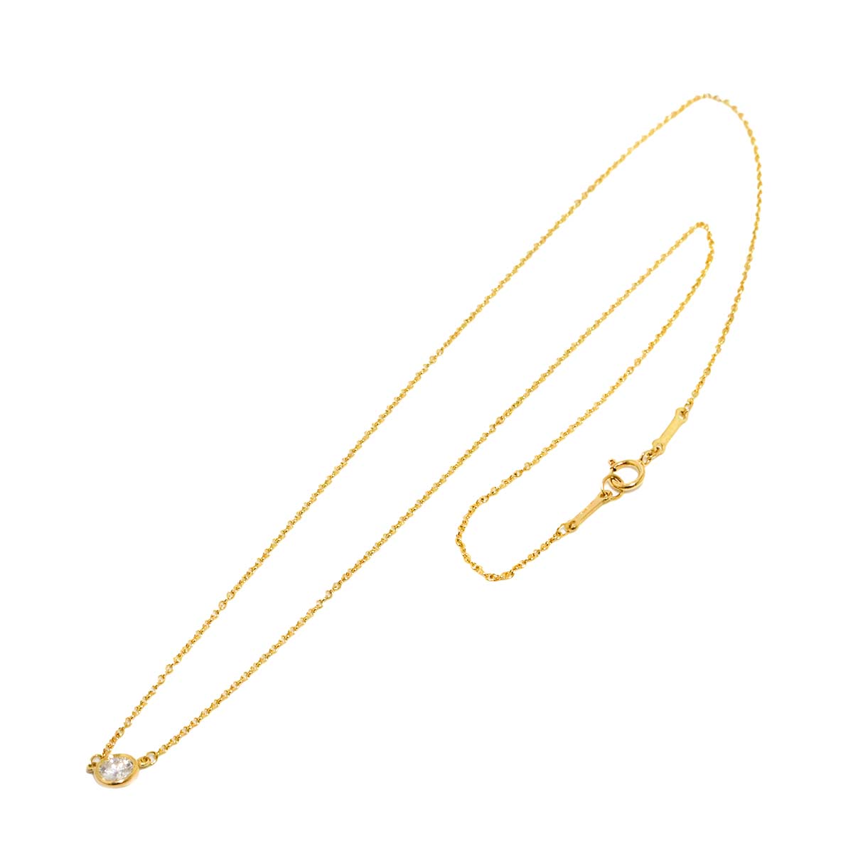 By The Yard Diamond 1P Necklace 18K Yellow Gold 750