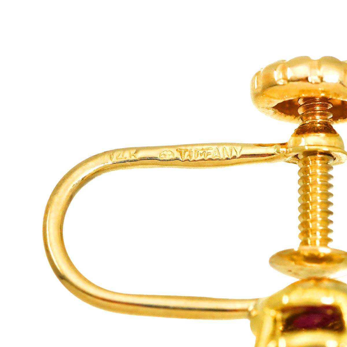 Amethyst Earrings 18K 14K Yellow Gold 750 585