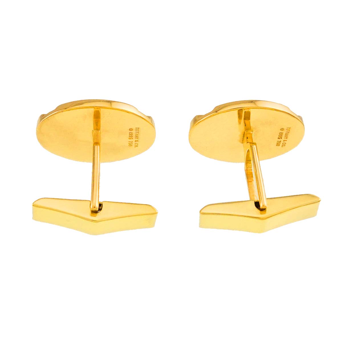Cuff links 18K Yellow Gold 750