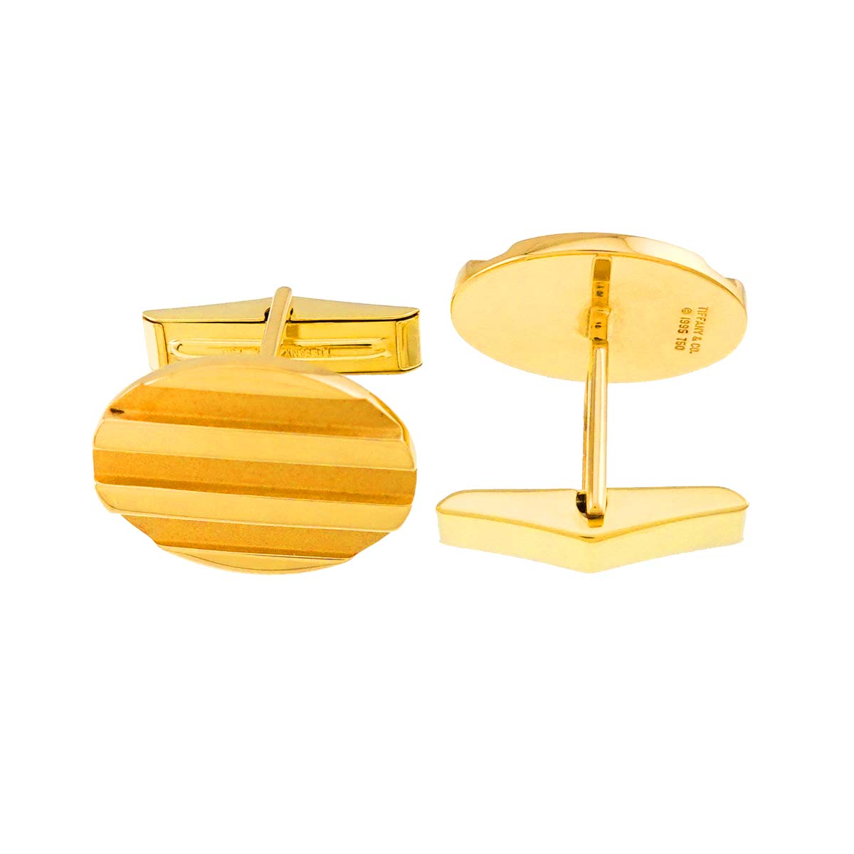 Cuff links 18K Yellow Gold 750