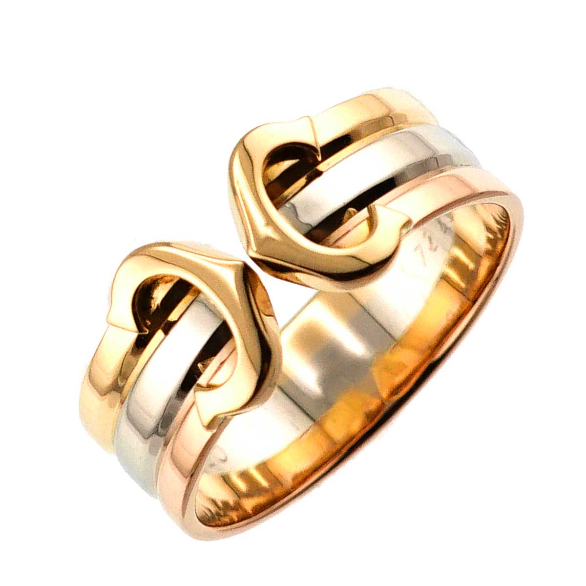 2C C2 Ring 18K YG WG PG 750 Size49 4.5-4.75(US)